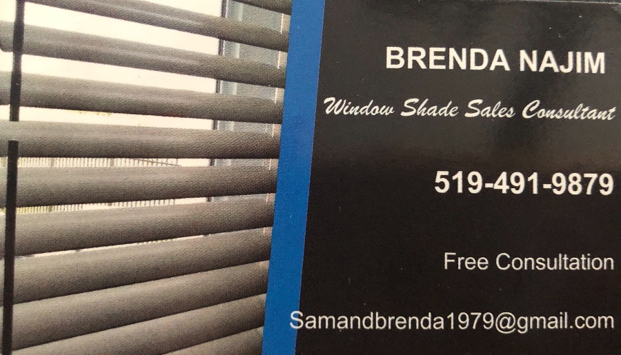 Brenda Najim- Shutters, Shades, & Blinds