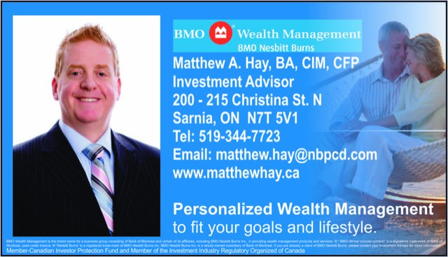 Matthew Hay- Investment Advisor BMO Nesbitt Burns