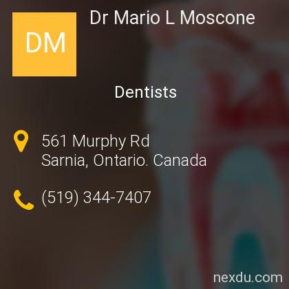  Dr. Mario Moscone DDS
