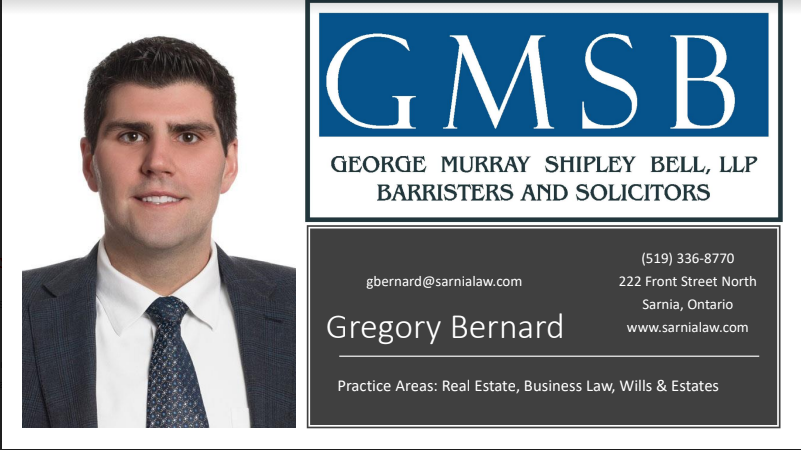 GMSB - Greg Bernard - Sarnia Law